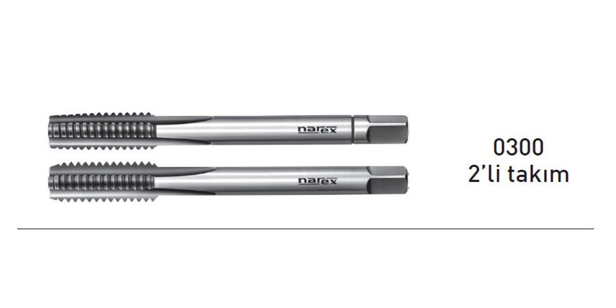 M6x0.75 NAREX EL KILAVUZ TAKIMI DIN2181 HSS(0300)