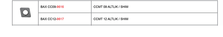 BAX CCMT 09-12 ATLIK / SHIM