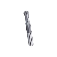 4mm 2 AĞIZ KISA KÜRE PARMAK FREZE HSS