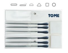 140mm TOME SAATÇİ EĞE TAKIMI SAPLI 6 PARÇA
