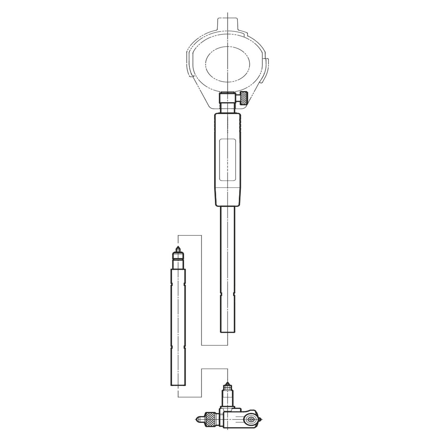 35-50/50-160 SİLİNDİR KOMPARATÖRÜ UZATMA 125mm